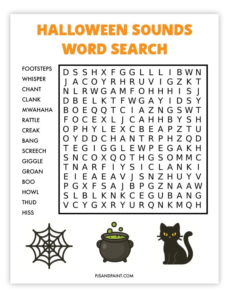 10 Free Printable Halloween Word Searches Pjs And Paint Word Search For Kids Weather Activities Homeschool Printables Worksheets Download Spring Learning Spring Activities For Kids Games Etsy