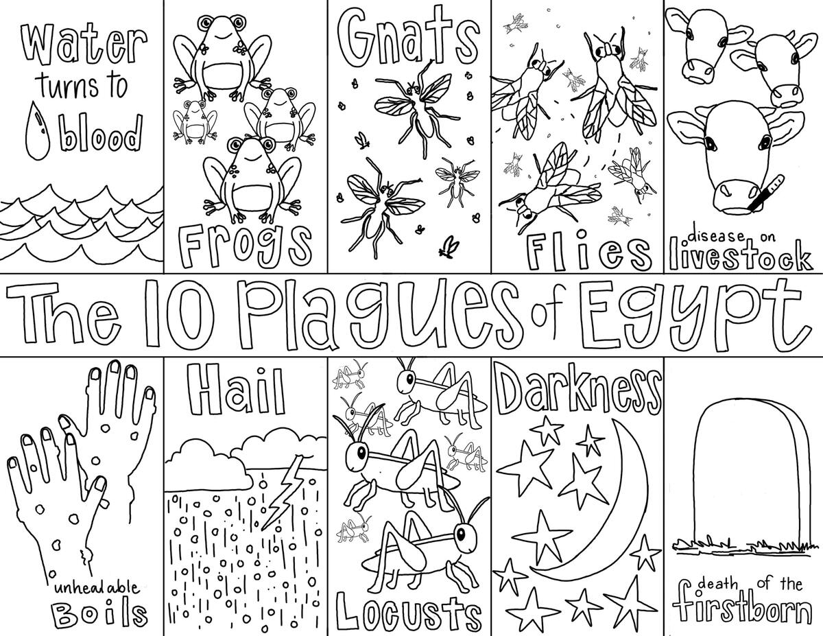 10 Plagues Coloring Page Lutheran Homeschool 10 Plagues Coloring Page Lutheran Homeschool