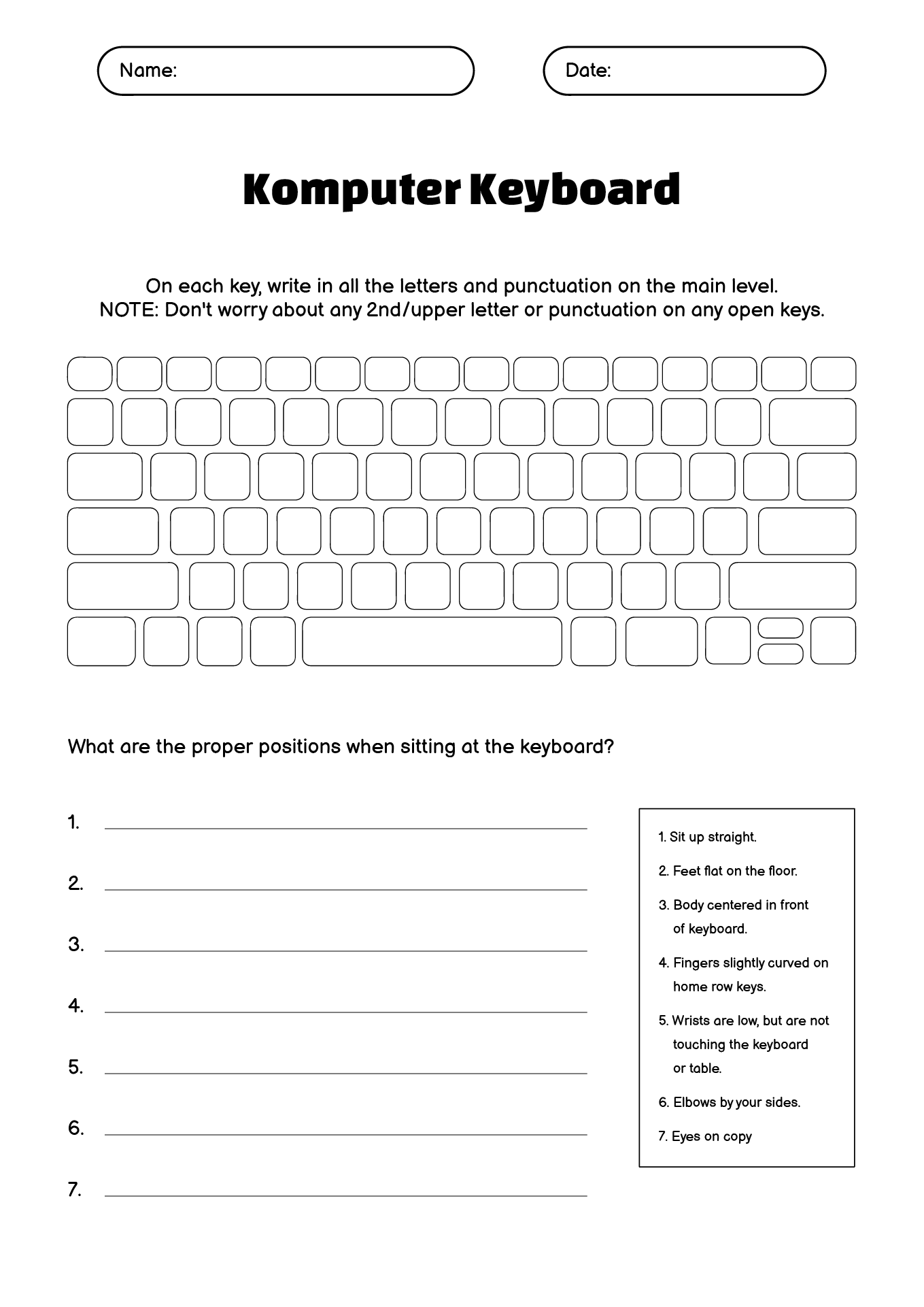 12 Computer Coloring Worksheets Free PDF At Worksheeto