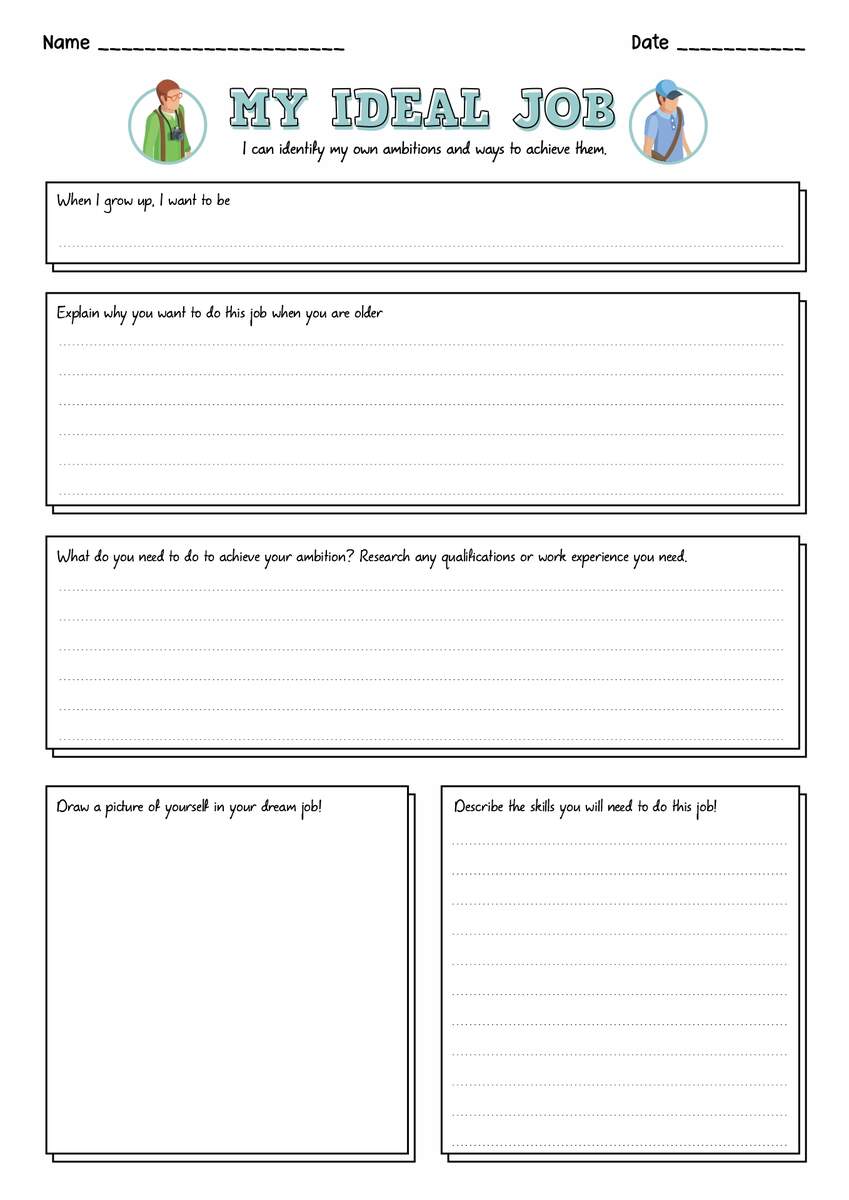 14 Jobs Occupations For Kids Worksheets Free PDF At Worksheeto