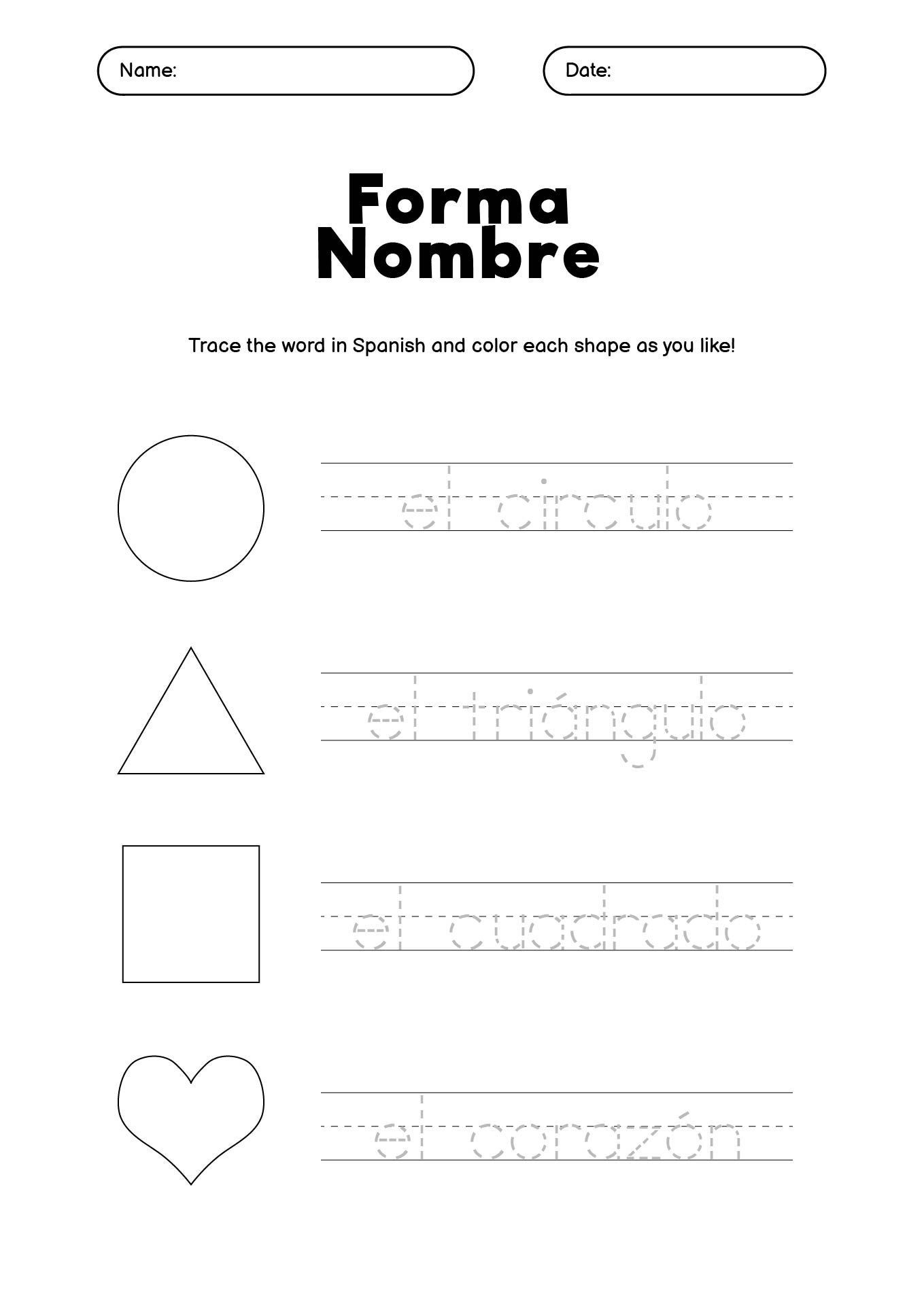 15 First Grade Spanish Worksheets Free PDF At Worksheeto 15 First Grade Spanish Worksheets Free PDF At Worksheeto