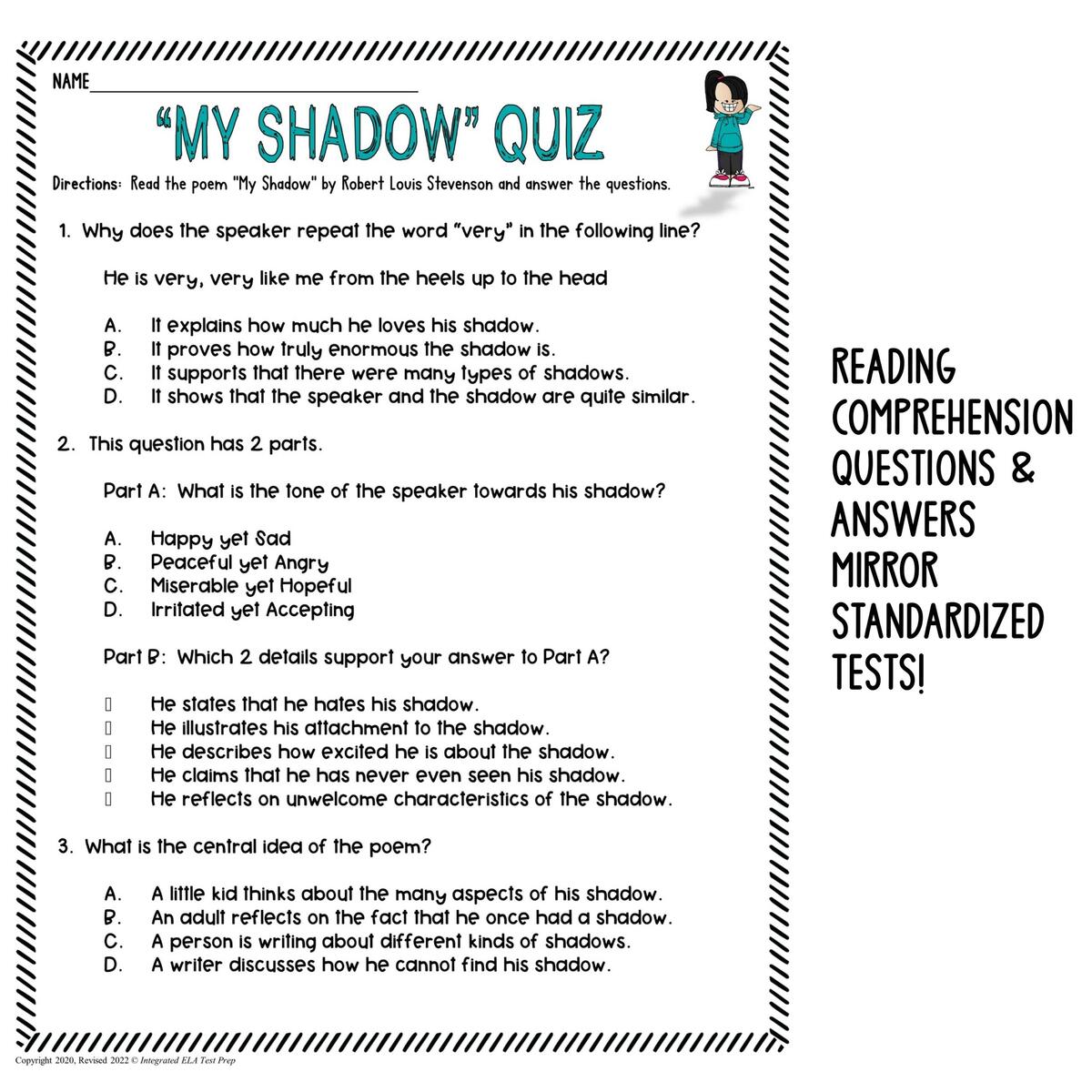 Englishlinx Poetry Worksheets