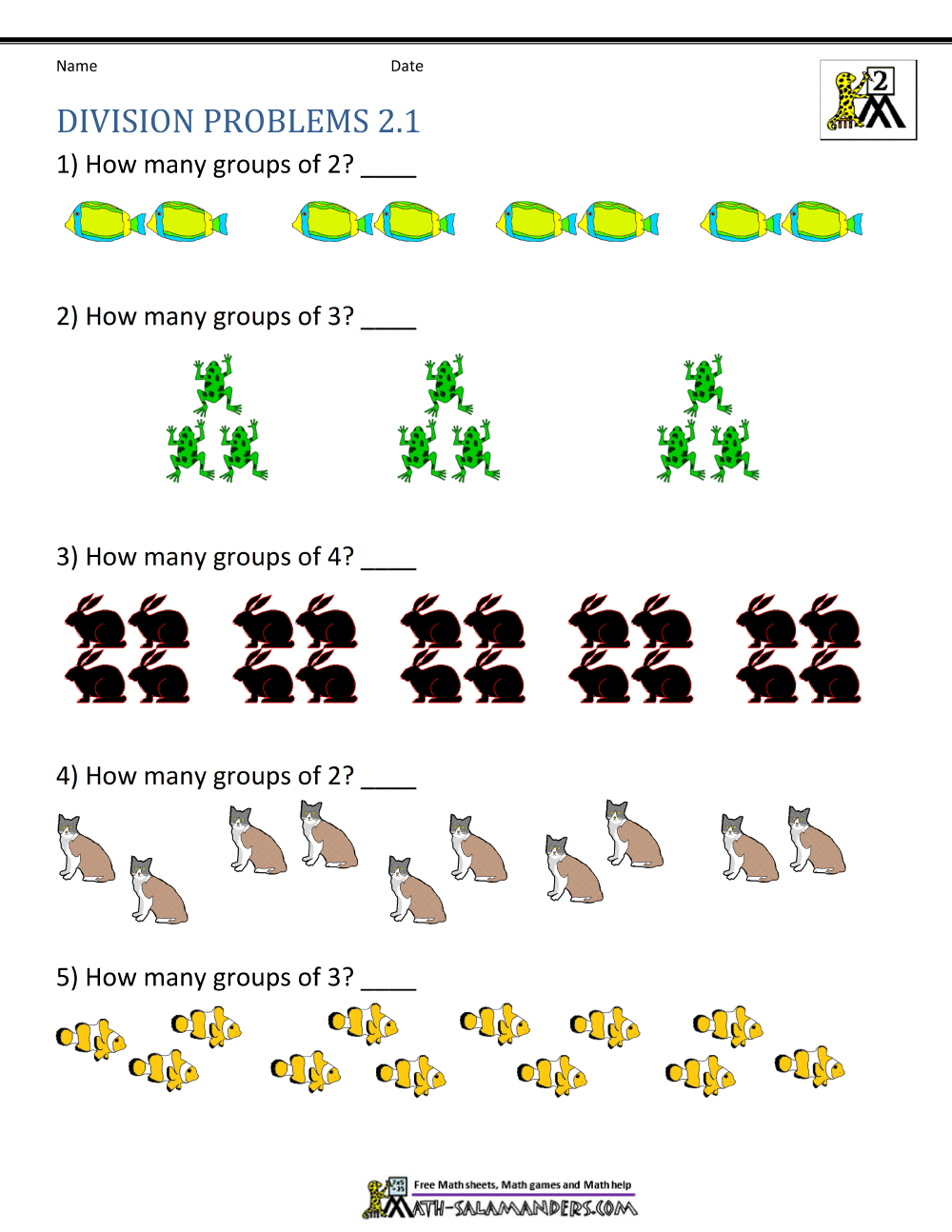 2nd Grade Division Worksheets 2nd Grade Division Worksheets