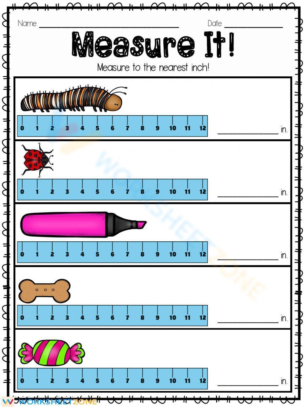 2nd Grade Measurement Worksheets 2nd Grade Measurement Worksheets