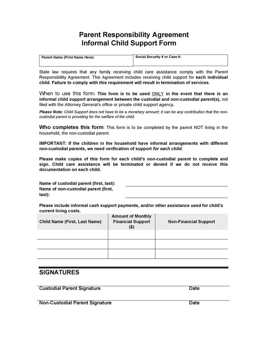 Free Financial Affidavit Form PDF Word