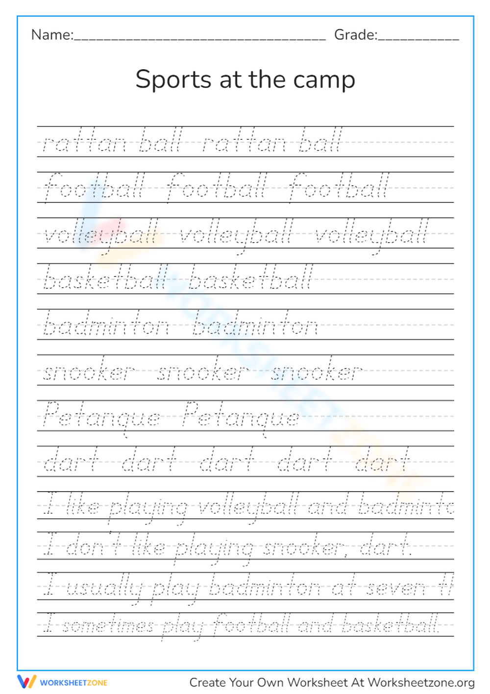 3rd Grade Tracing Worksheets Printable 3rd Grade Tracing Worksheets Printable