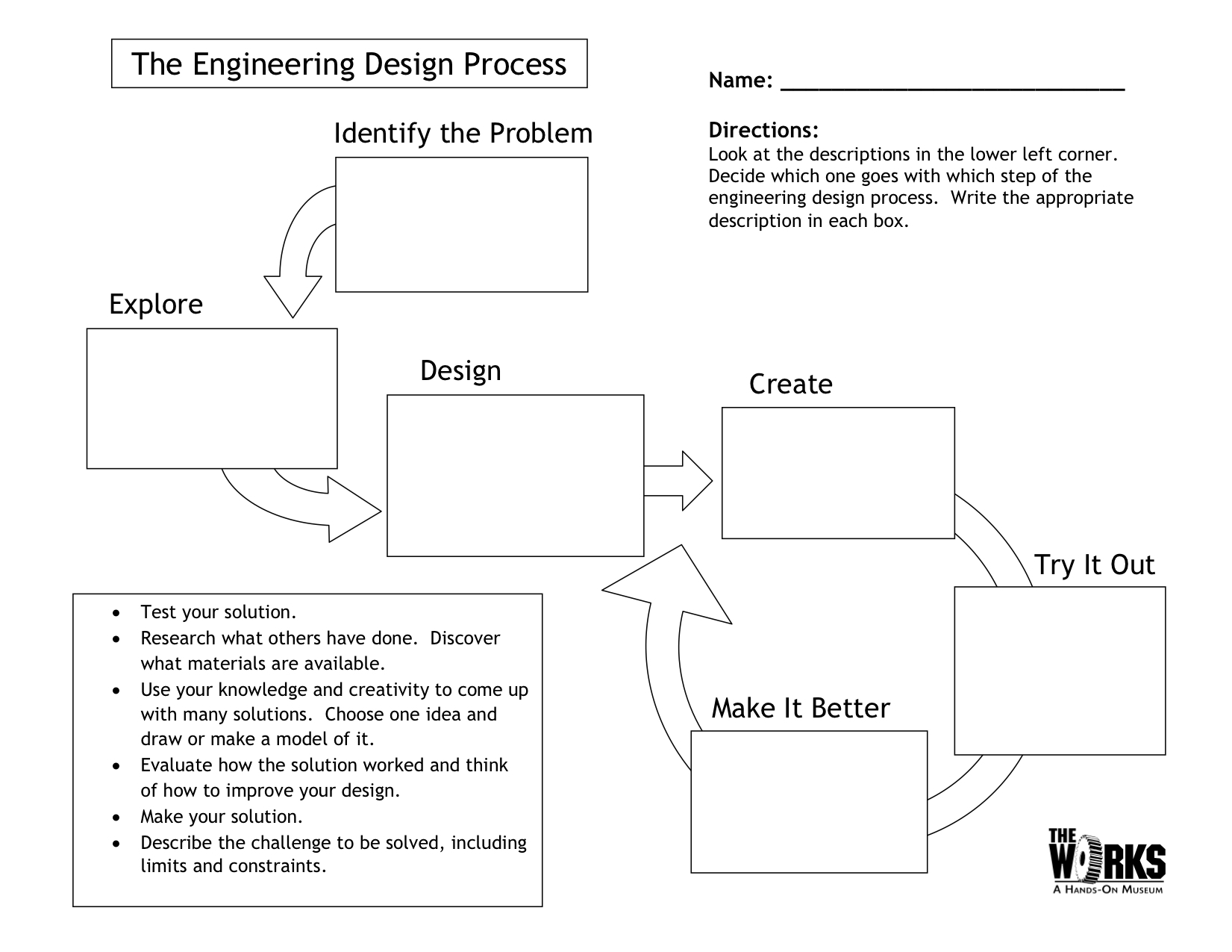 45 Introducing The Engineering Design Process Worksheet Live Worksheets Library