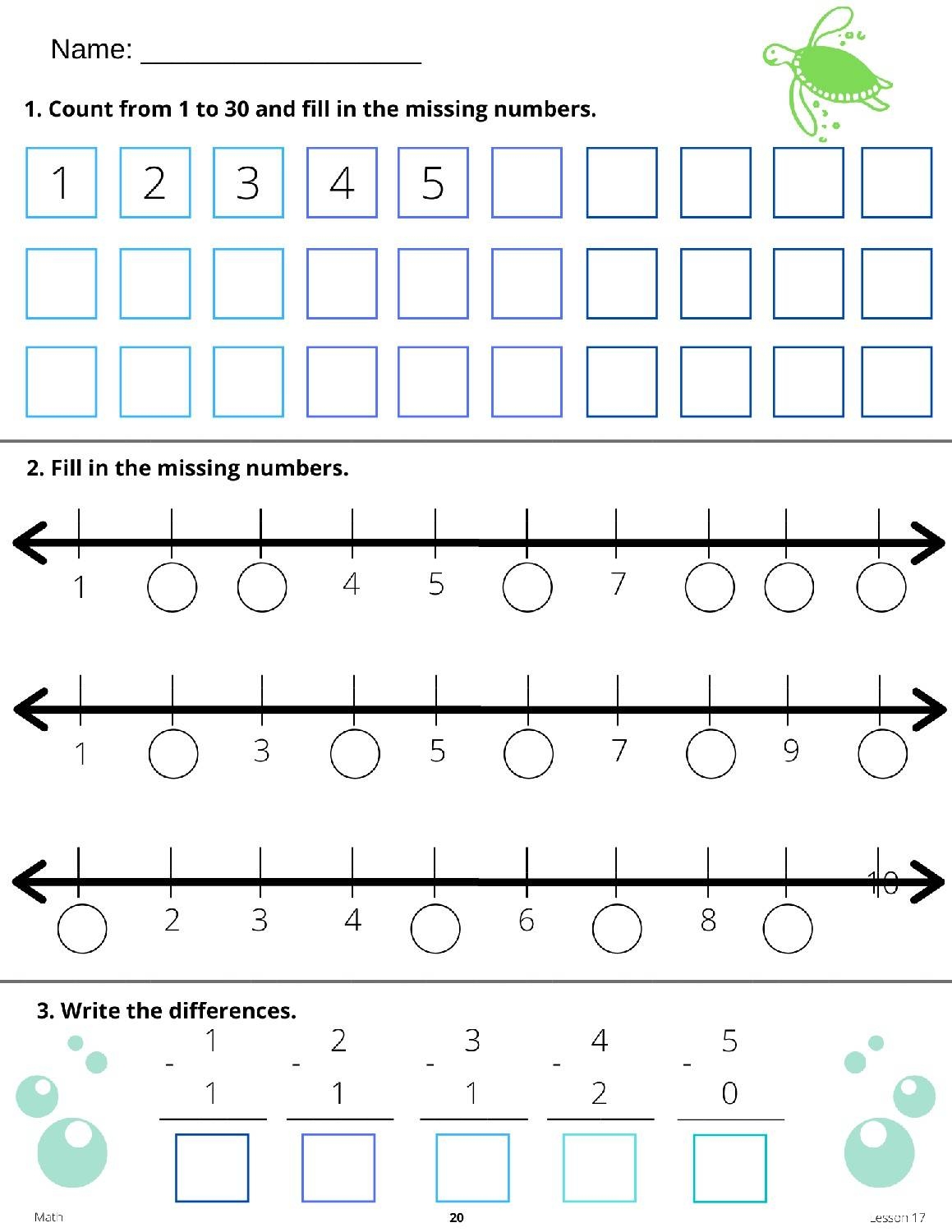 45 Printable Math Worksheets By Ms Madi TPT