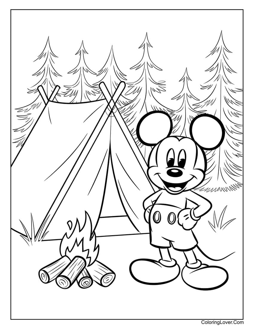 Free Printable Mickey Mouse ABC Coloring Pages Tulamama