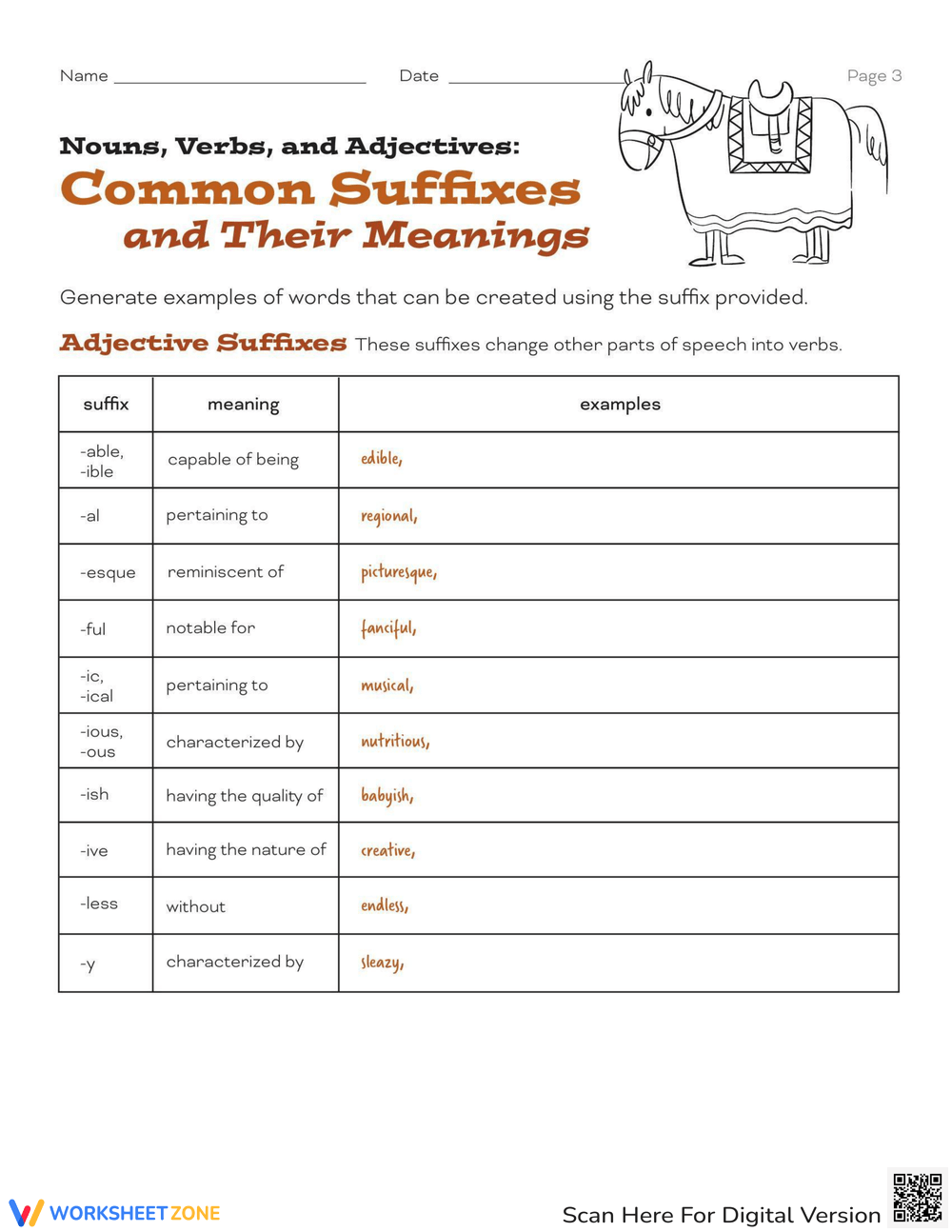 5th Grade Suffixes Worksheets Printable 5th Grade Suffixes Worksheets Printable