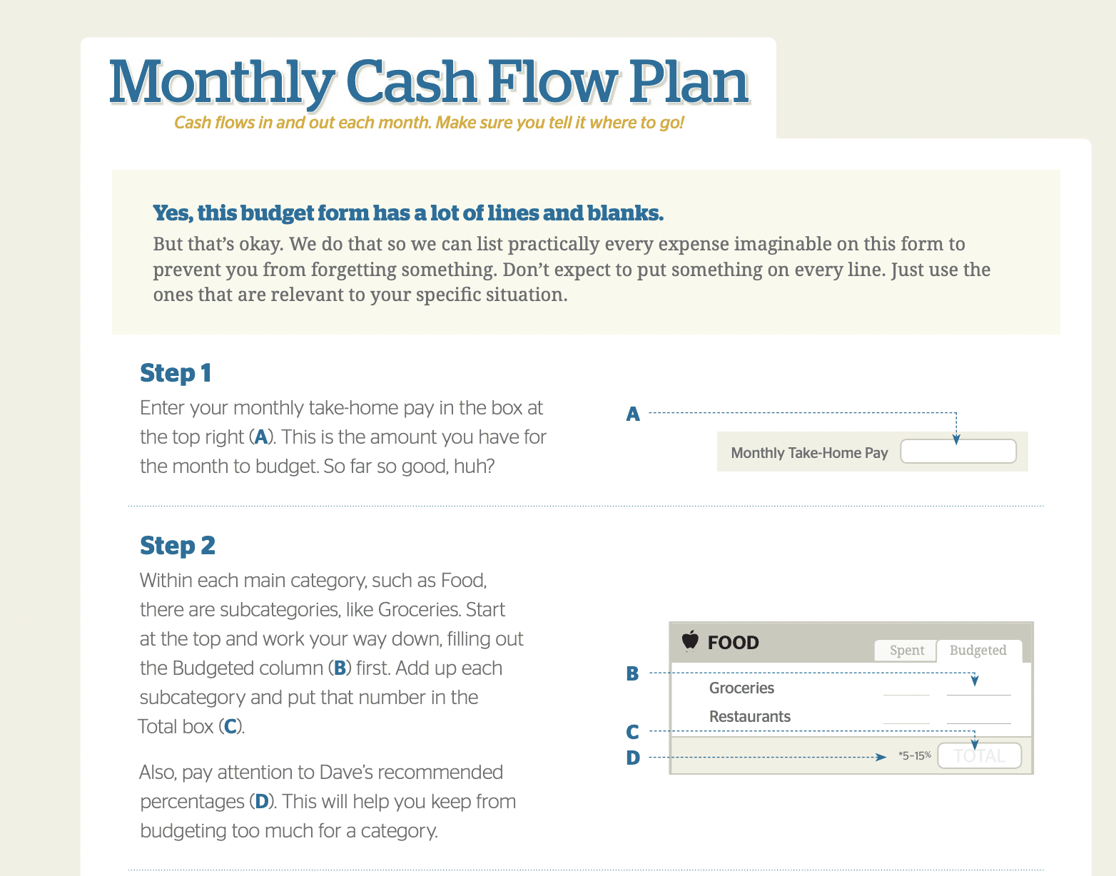 6 Free Budget Templates One For Every Financial Situation 6 Free Budget Templates One For Every Financial Situation