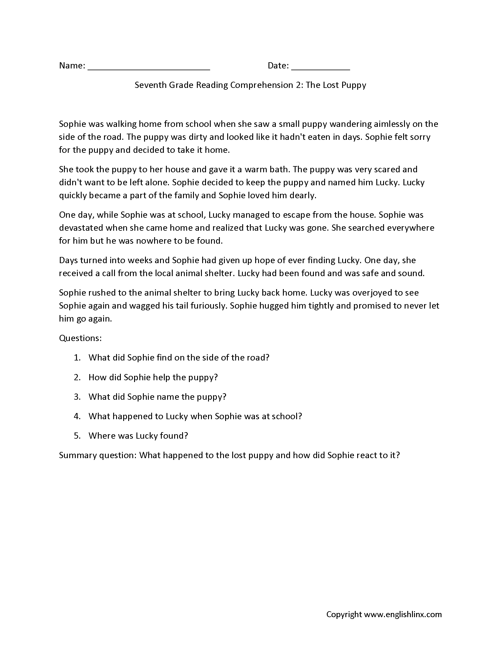 7th Grade Reading Comprehension Worksheets Printable Passages Questions Free 7th Grade Reading Comprehension Worksheet Download Free 7th Grade Reading Comprehension Worksheet Png Images Free Worksheets On Clipart Library