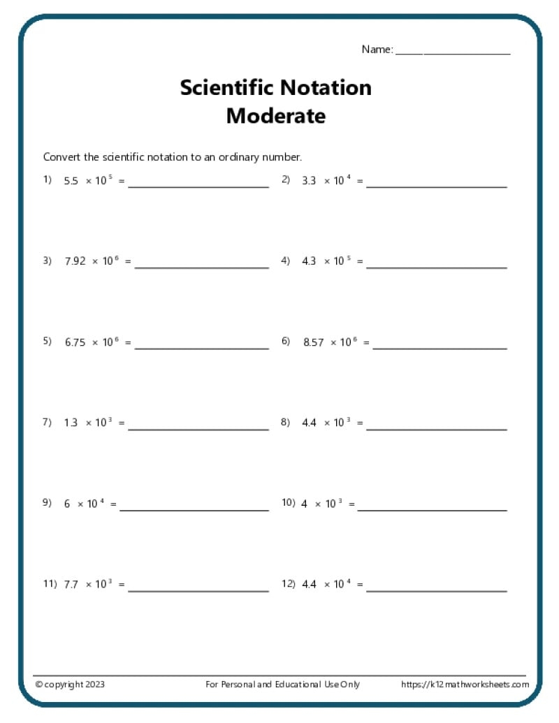 8th Grade Algebra Worksheets Grade 8 Math Worksheets