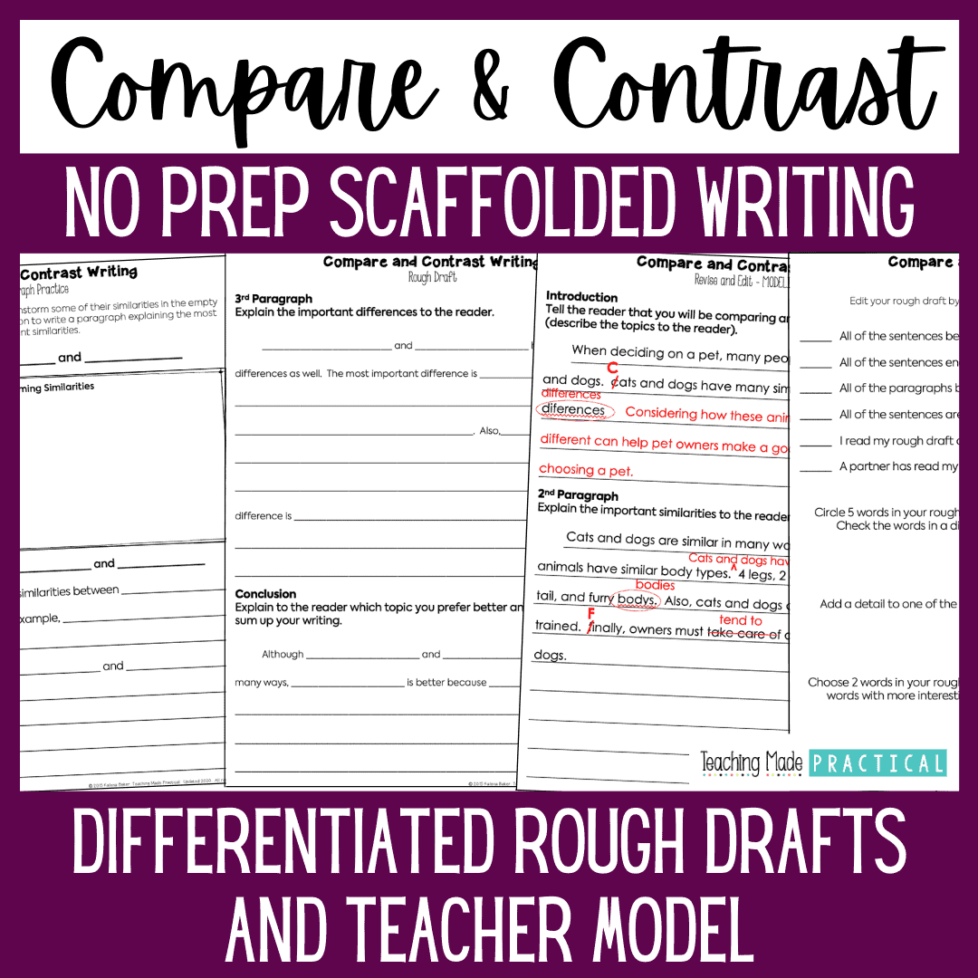 A Free Compare And Contrast Printable Teaching Made Practical A Free Compare And Contrast Printable Teaching Made Practical