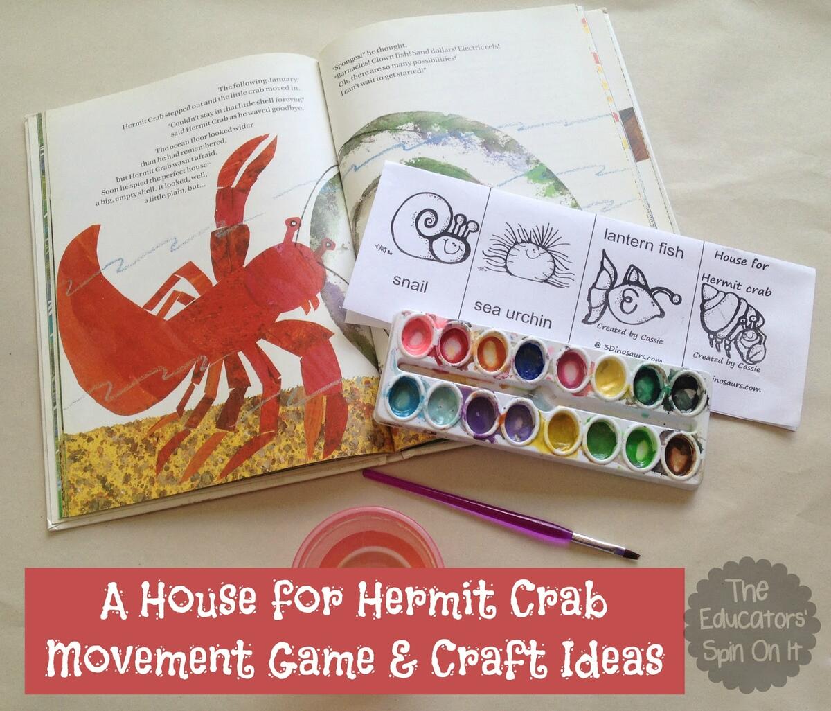 A House For Hermit Crab Activities The Educators Spin On It A House For Hermit Crab Activities The Educators Spin On It