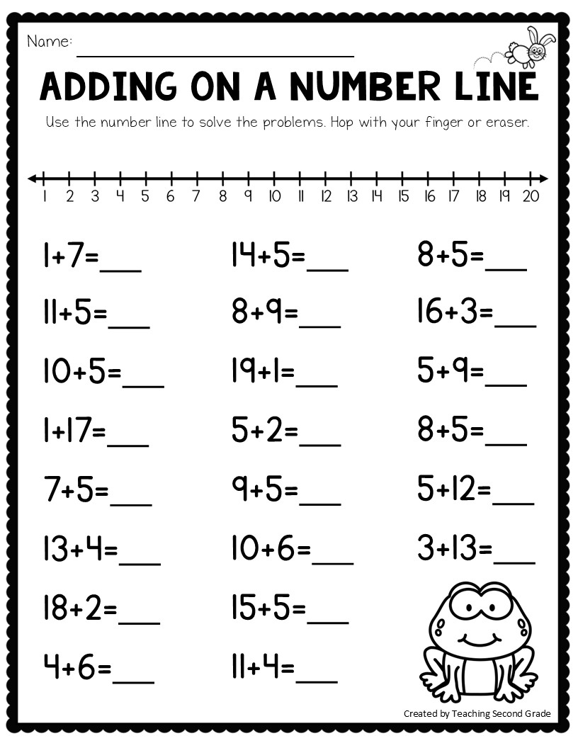 Free 1st Grade Math Worksheet Templates To Customize Canva