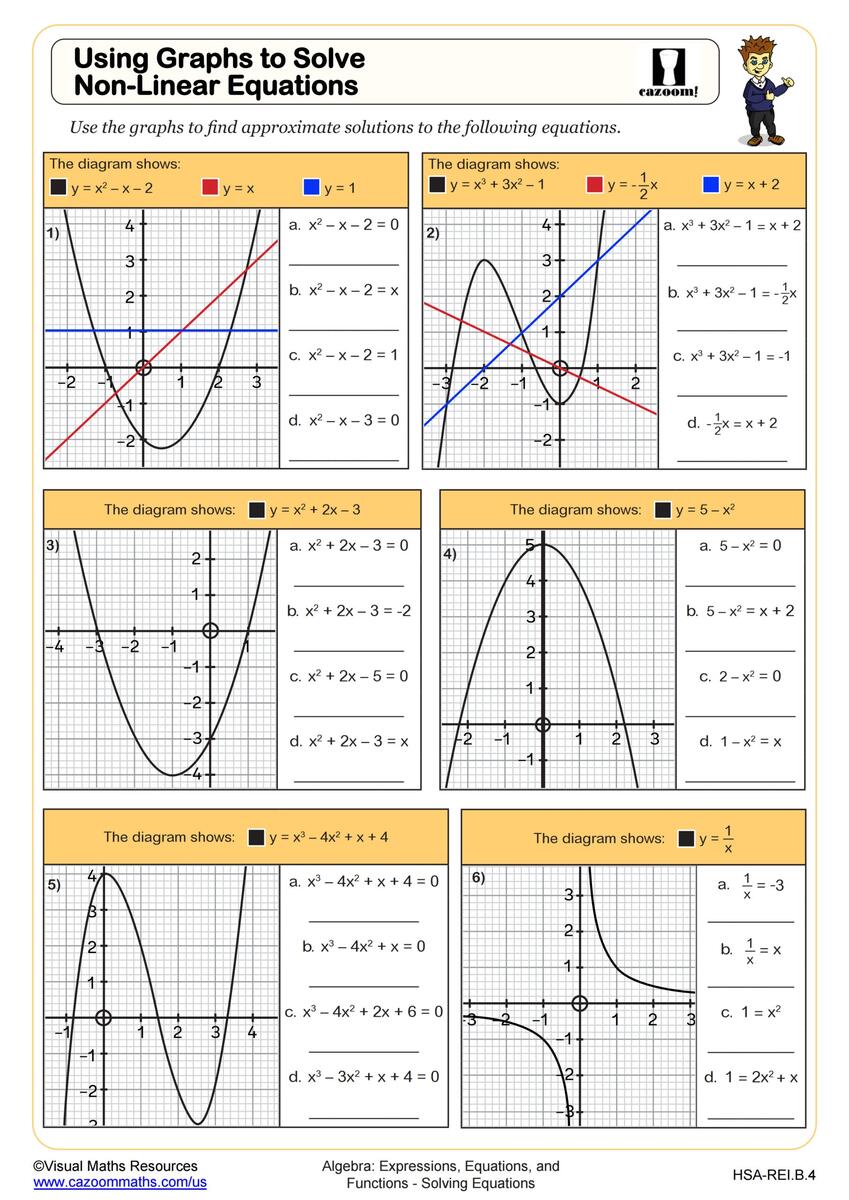 Algebra 1 Worksheets Easy Hard Science