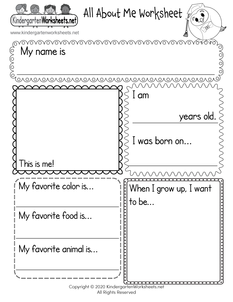 All About Me Worksheet Free Printable Digital PDF All About Me Printable Preschool Worksheet Free PDF MindyMakes