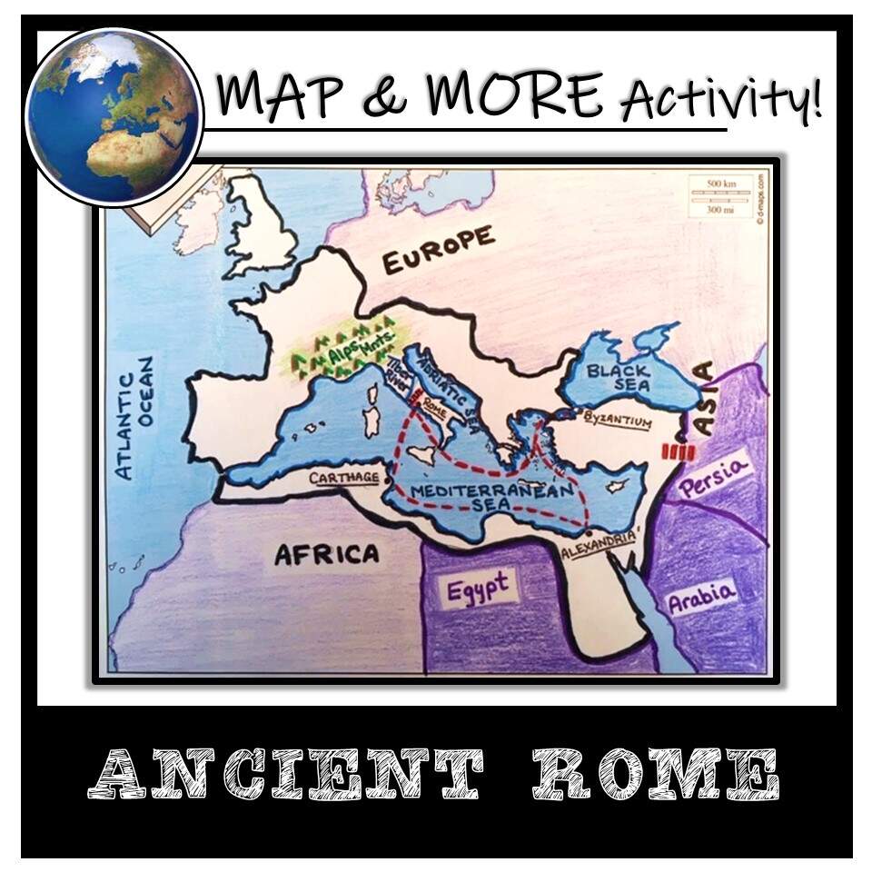 Ancient Rome Map Activity Roman Empire Label And Color Classful Ancient Rome Map Activity Roman Empire Label And Color Classful