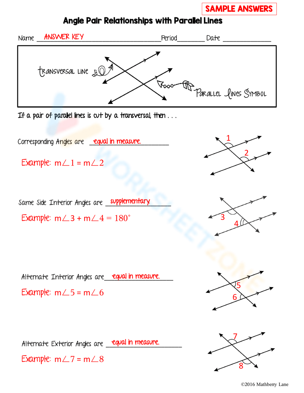 Angles Worksheets Angles Worksheets