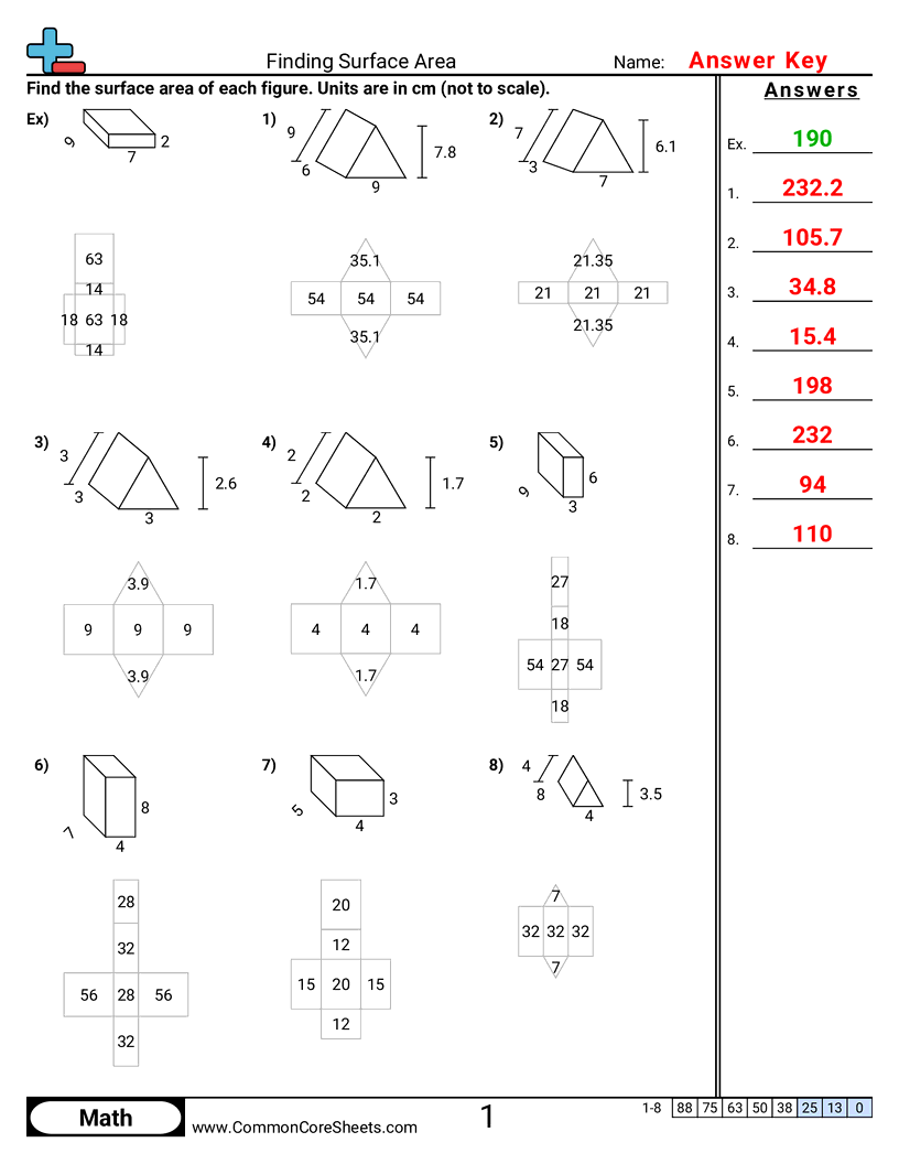 Area Perimeter Worksheets
