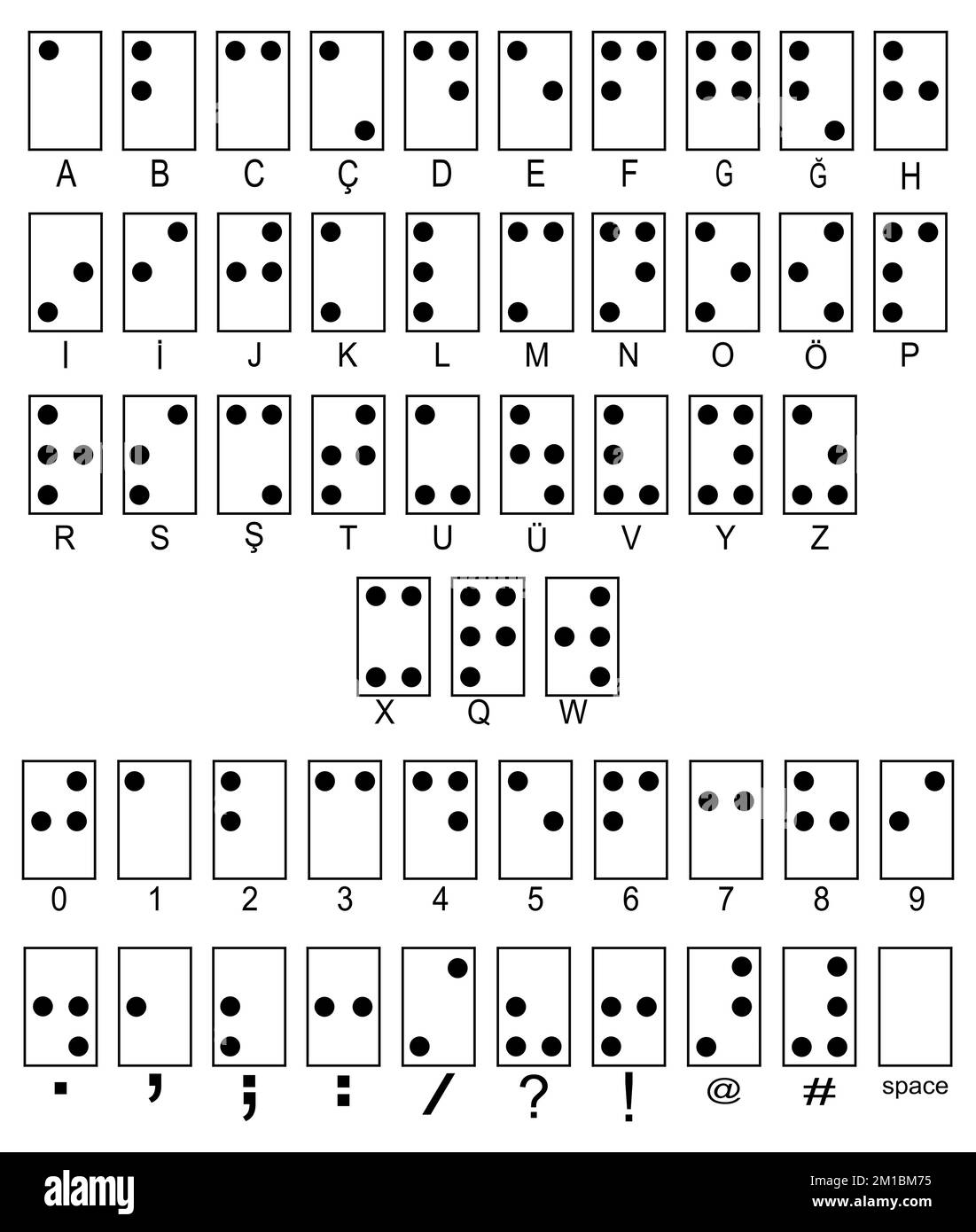 Braille Language Cut Out Stock Images Pictures Alamy