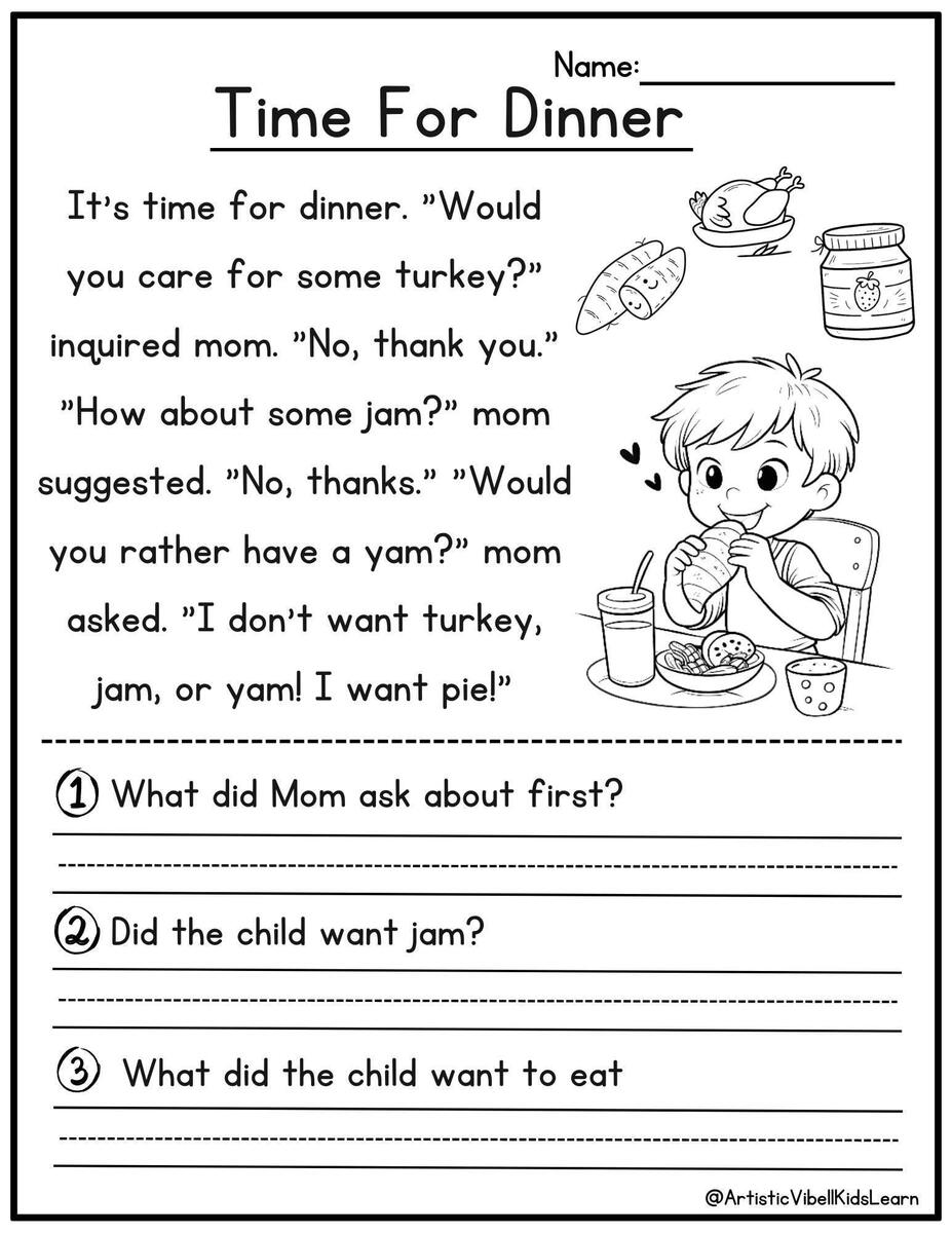 Buy 50 Kindergarten 1st Grade Reading Comprehension Passages Worksheets Sentences Reading Worksheet Fluency Worksheet English Learing Set 1 Online In India Etsy Buy 50 Kindergarten 1st Grade Reading Comprehension Passages Worksheets Sentences Reading Worksheet Fluency Worksheet English Learing Set 1 Online In India Etsy