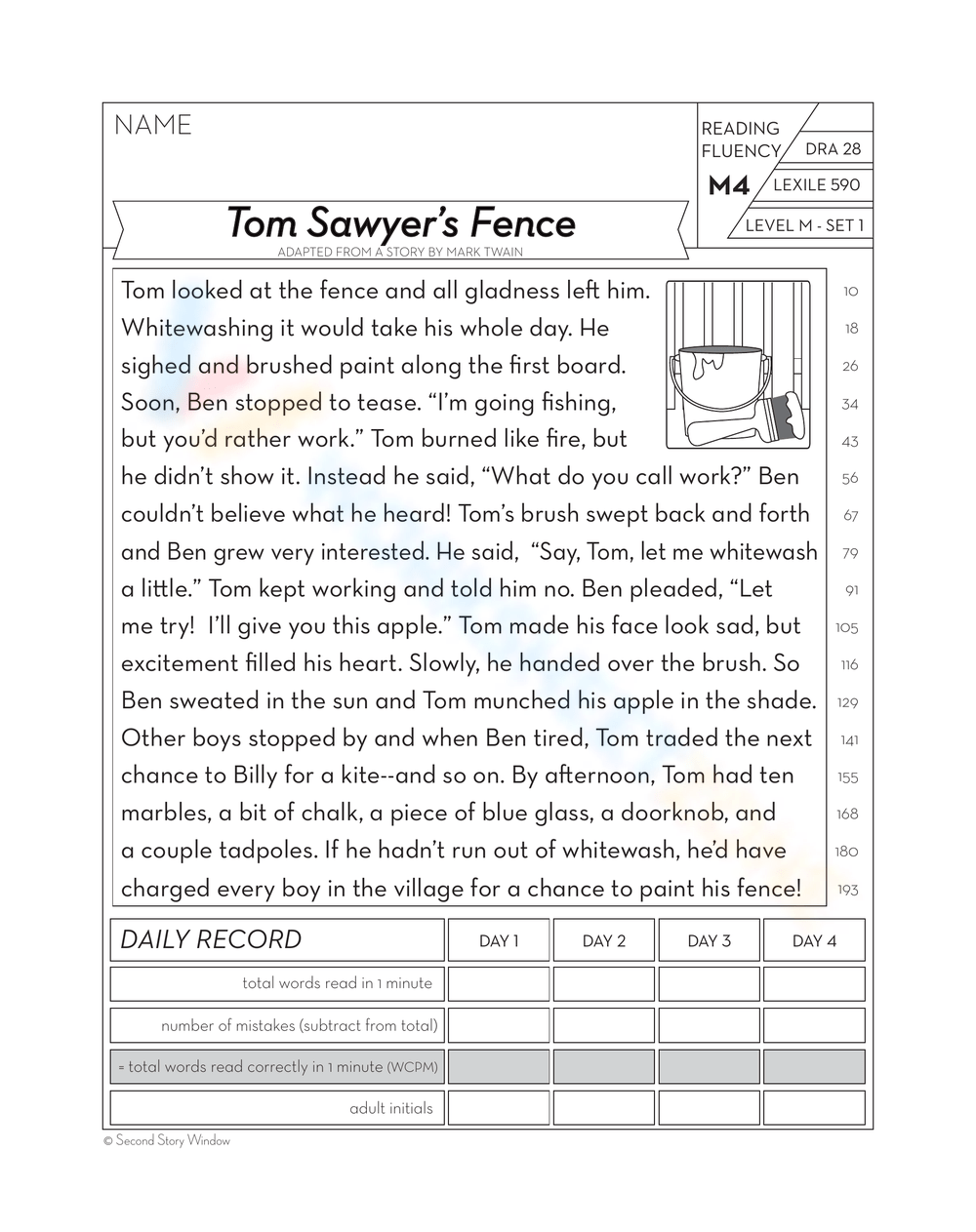 Character Traits Tom Sawyer S Fence Worksheet Worksheet Character Traits Tom Sawyer S Fence Worksheet Worksheet