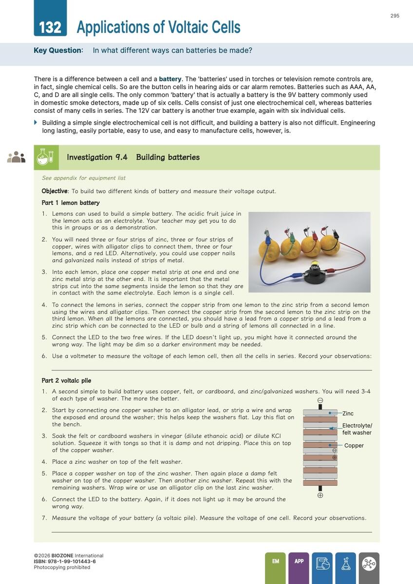 Chemistry Explained Student Edition BIOZONE