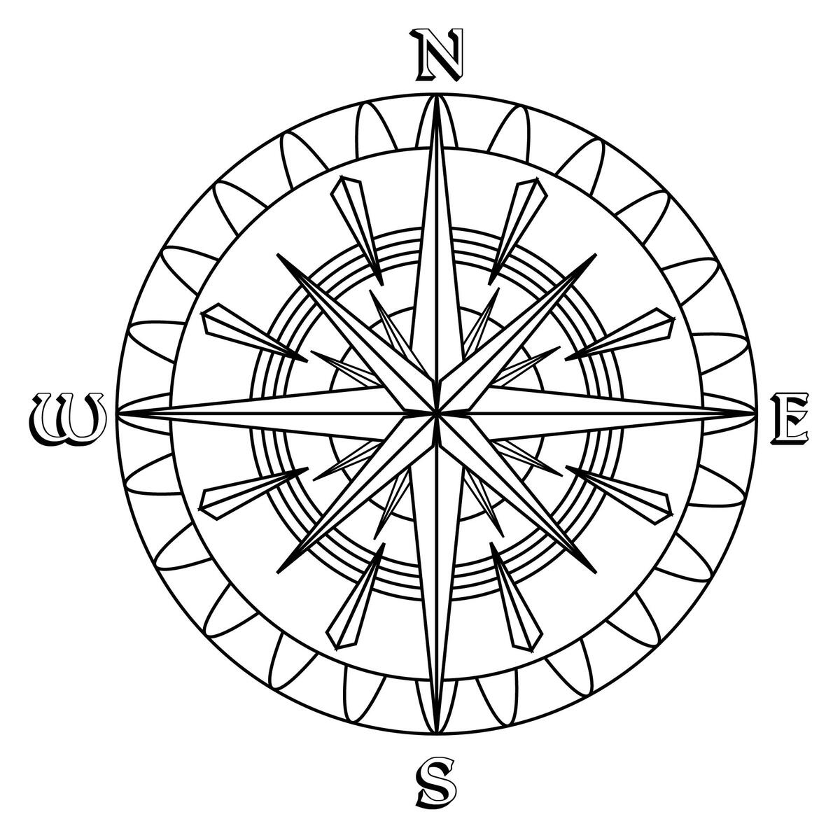 Compass 10 Free PDF Printables Printablee
