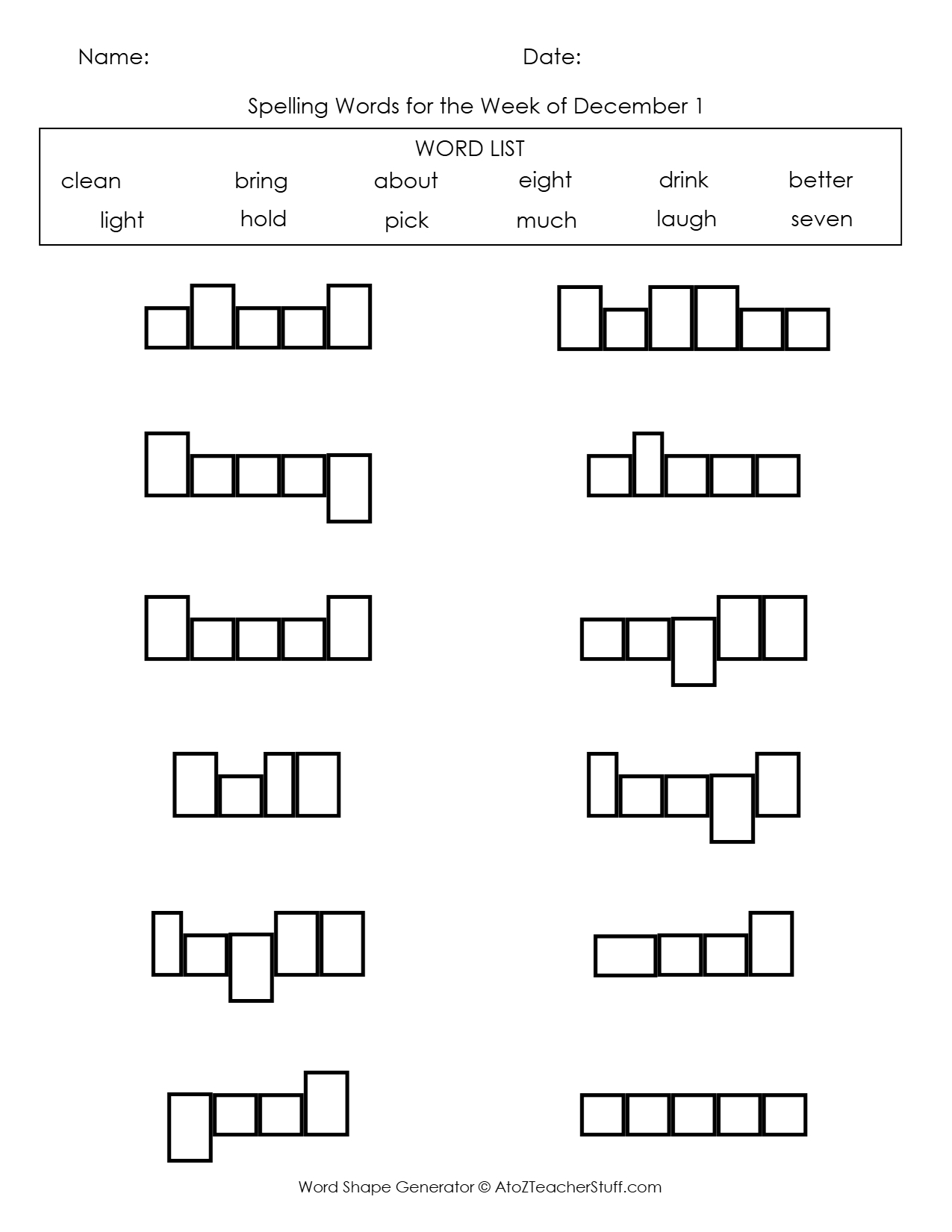 Custom Worksheet Makers Create Your Own Printable Pages A To Z Teacher Stuff