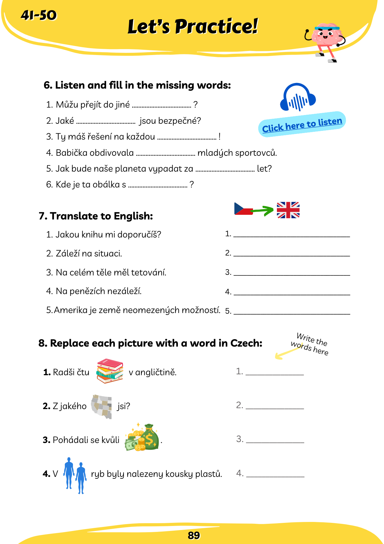Czech Grammar Pack