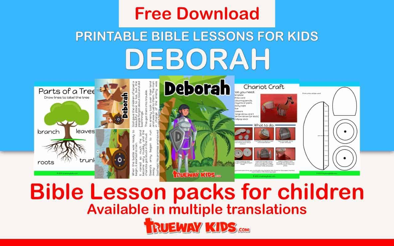 Deborah Free Bible Lesson For Kids Trueway Kids Deborah Free Bible Lesson For Kids Trueway Kids