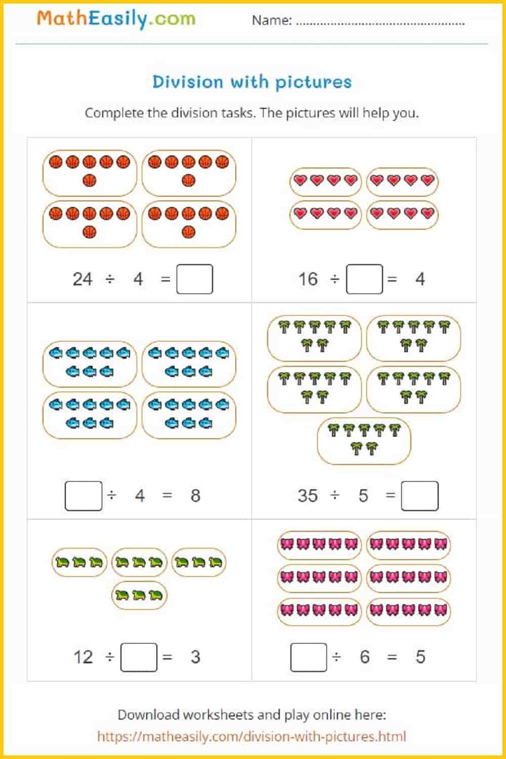 How To Do Division Worksheets
