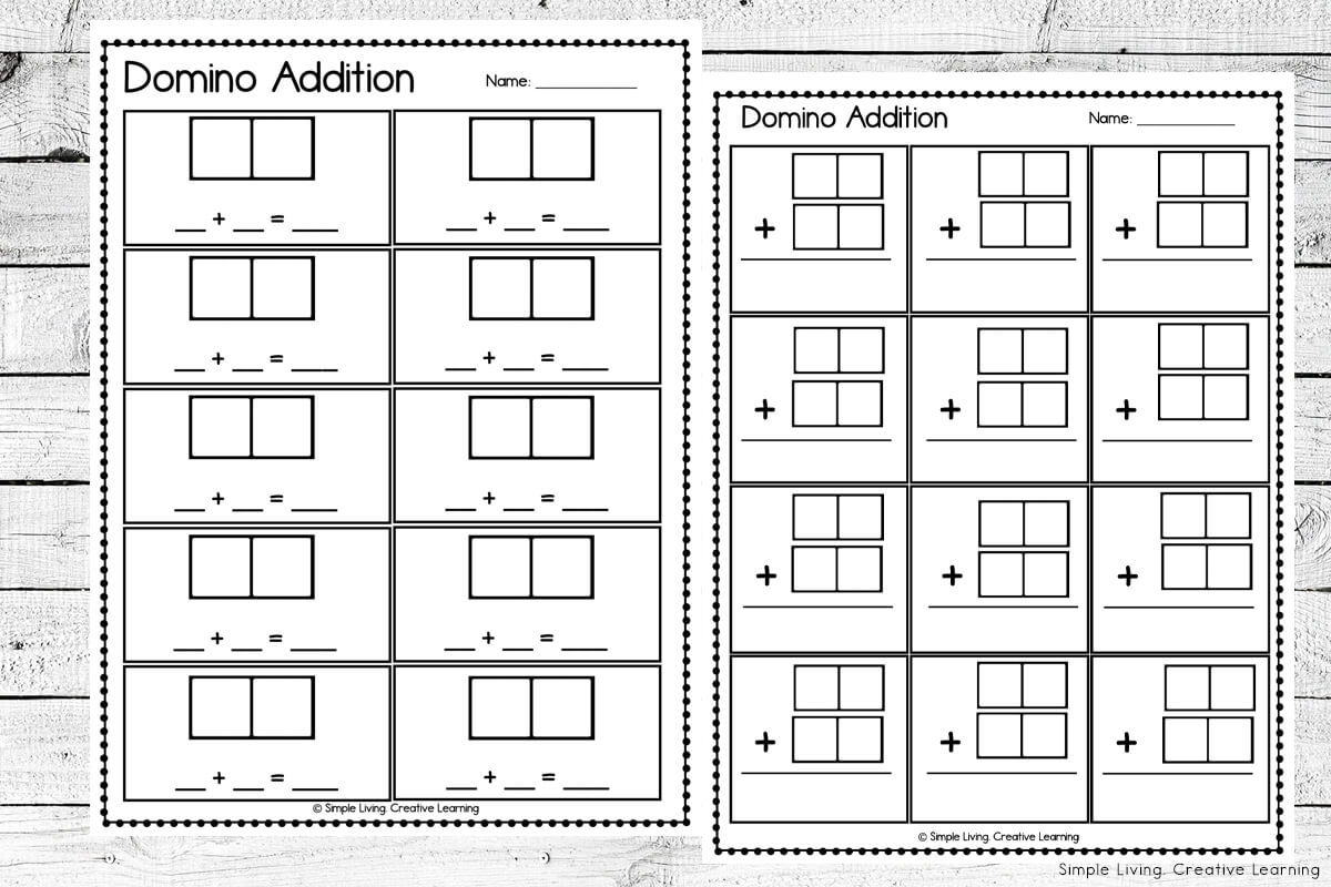Addition Math Worksheets For Kindergarten