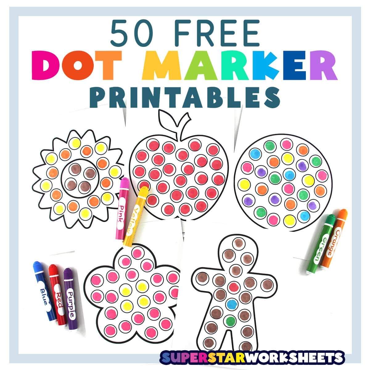 Winter Dot Art Free Printable Packet Your Therapy Source