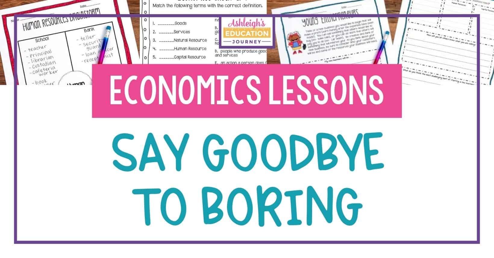Economics Activities Ashleigh S Education Journey