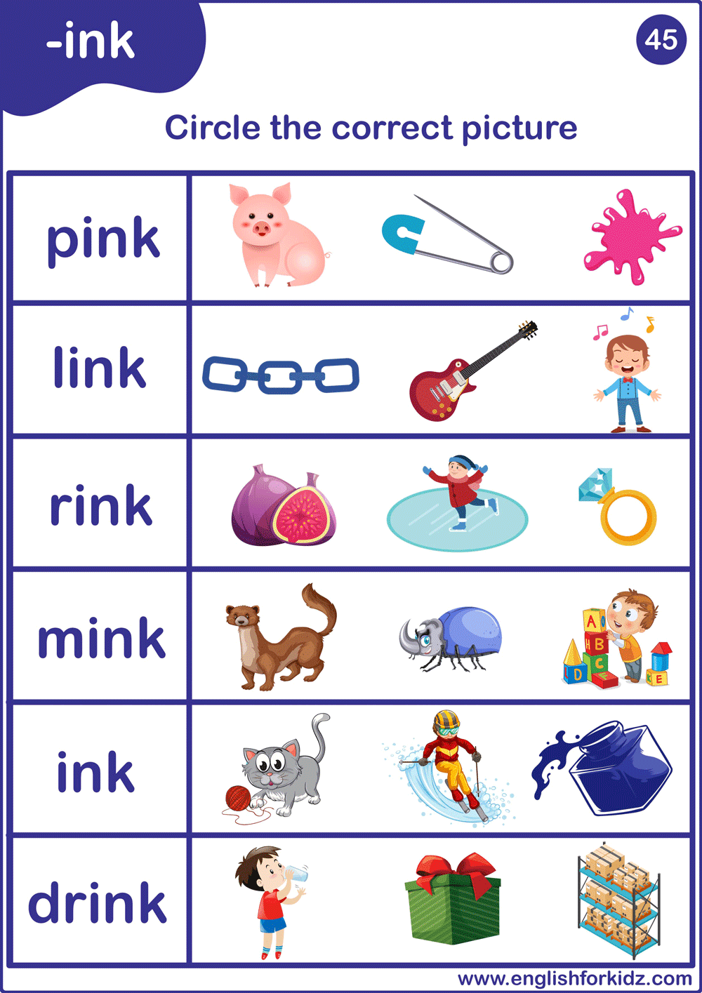 English For Kids Step By Step Short I Sound Worksheets Flashcards Posters Reading Comprehension English For Kids Step By Step Short I Sound Worksheets Flashcards Posters Reading Comprehension