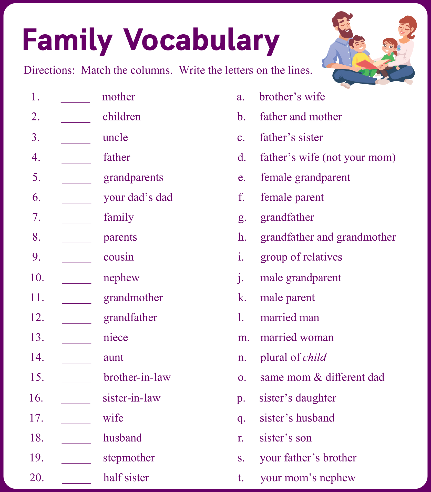 14 Free Printable English Worksheets Free PDF At Worksheeto