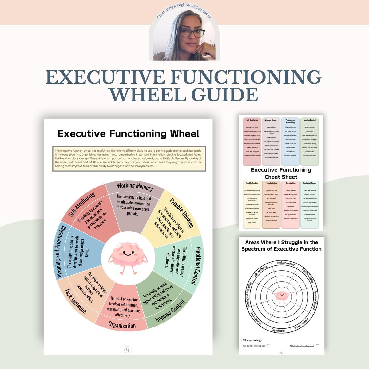 Executive Function Wheel Cheat Sheet For Adults Teens ADHD Worksheets Executive Dysfunction Tools Etsy Executive Function Wheel Cheat Sheet For Adults Teens ADHD Worksheets Executive Dysfunction Tools Etsy
