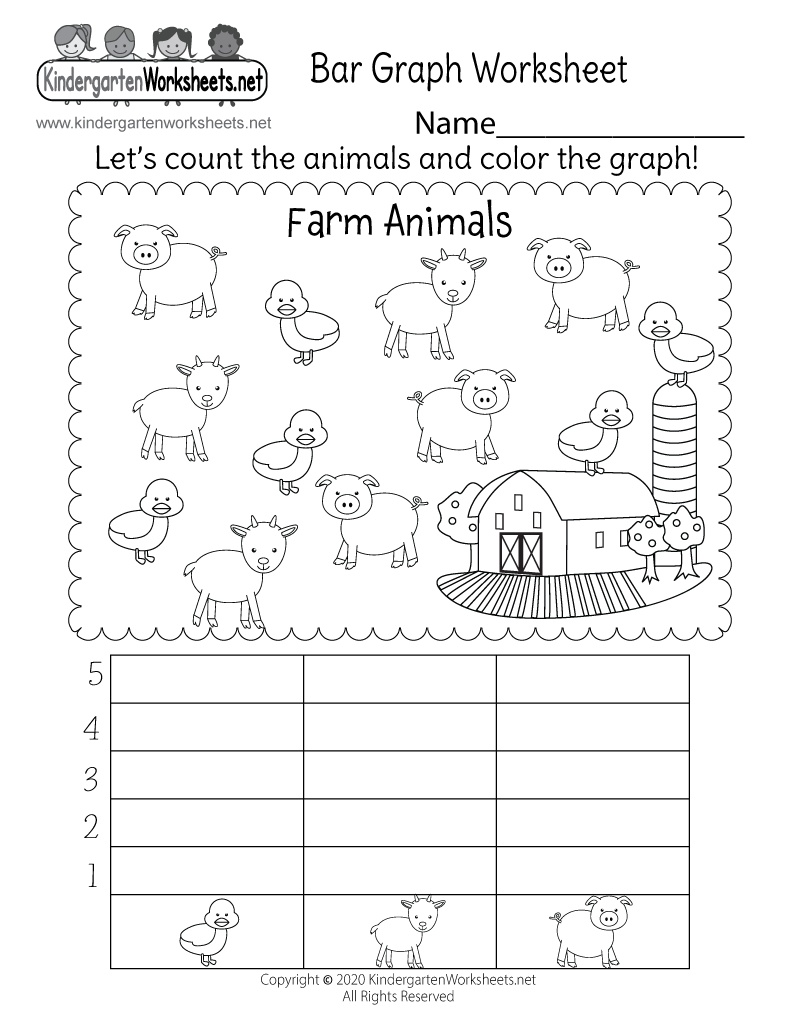 Farm Animals Bar Graph Worksheet Free Printable Digital PDF Farm Animals Bar Graph Worksheet Free Printable Digital PDF