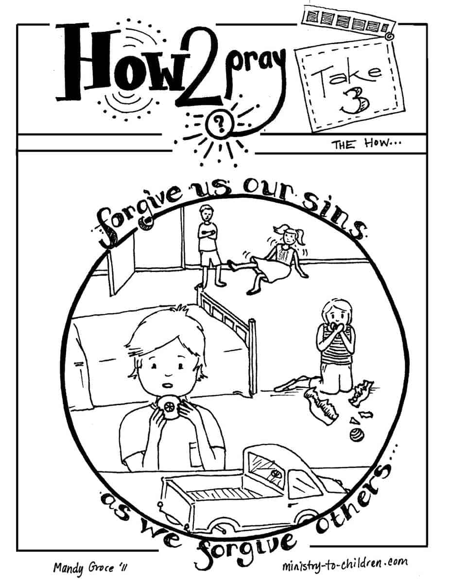 Forgive Our Sins Coloring Page Forgive Our Sins Coloring Page