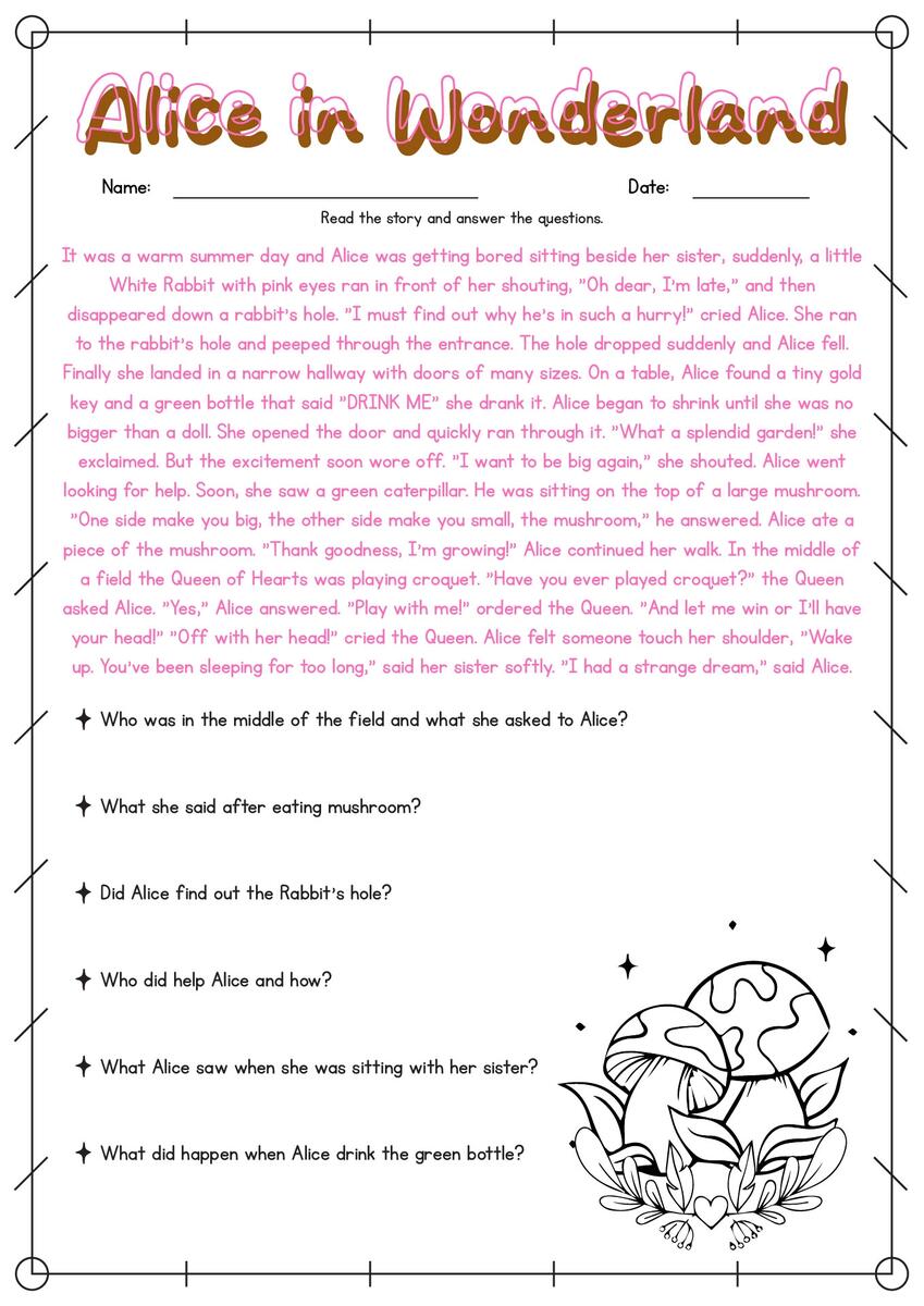 Free 4th Grade Reading Comprehension Printable Worksheet Download Free 4th Grade Reading Comprehension Printable Worksheet Png Images Free Worksheets On Clipart Library