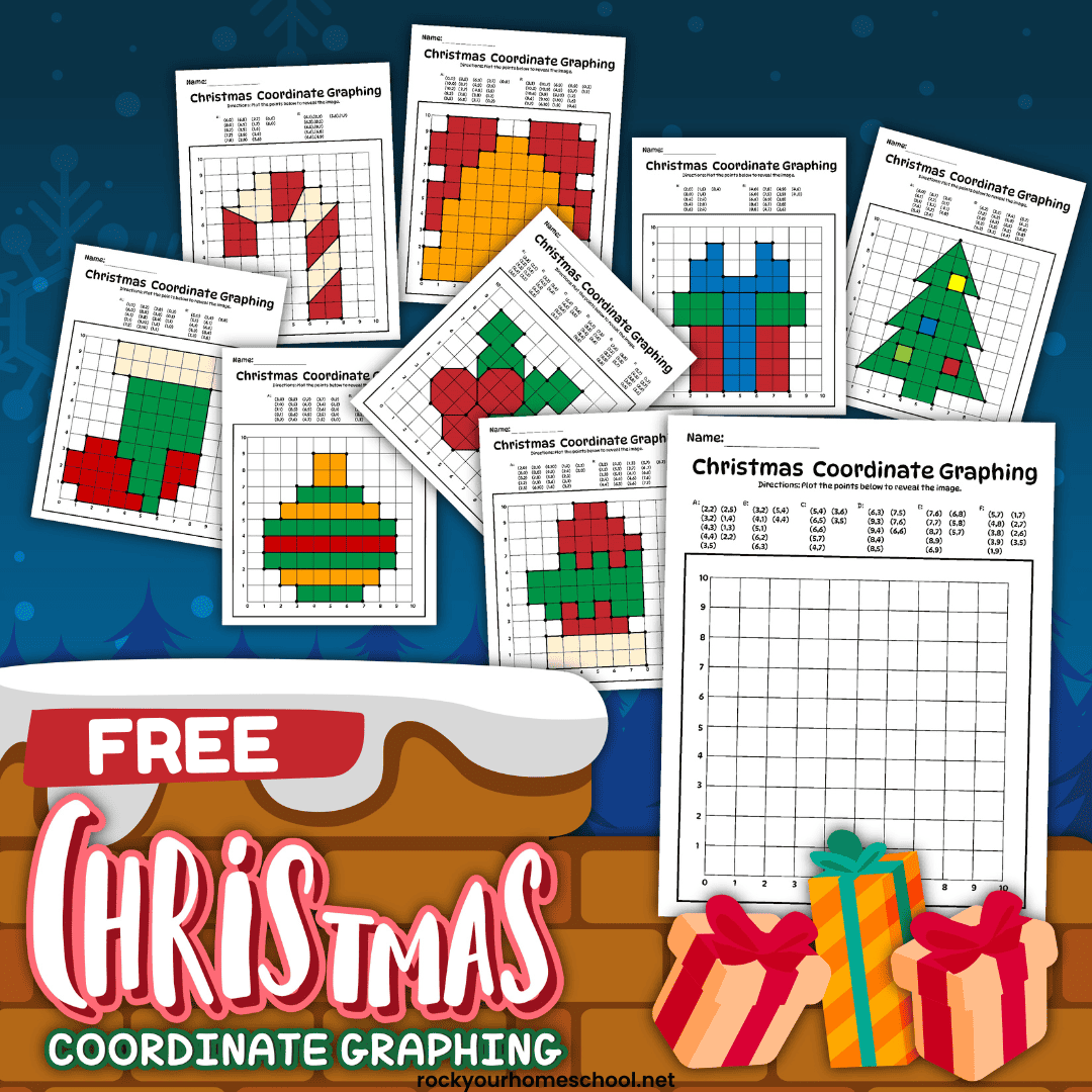 Free Christmas Coordinate Graphing Worksheets For Holiday Fun Rock Your Homeschool Free Christmas Coordinate Graphing Worksheets For Holiday Fun Rock Your Homeschool