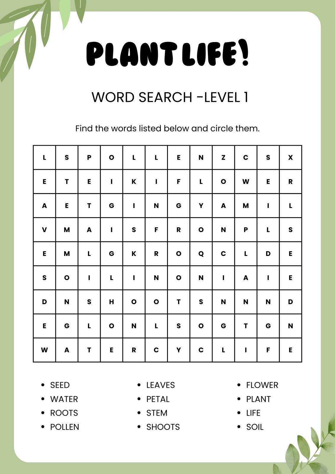 Free Custom Printable Science Worksheet Templates Canva Parts Of A Flower Worksheet Free Printable Digital PDF