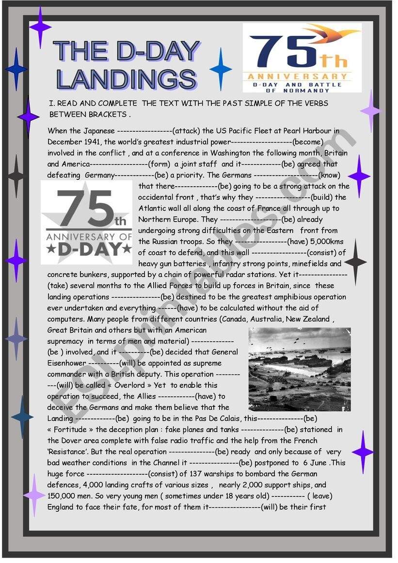Free D Day Worksheet Download Free D Day Worksheet Png Images Free Worksheets On Clipart Library