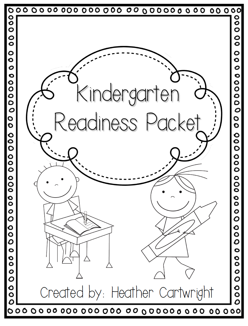 Kindergarten Readiness Checklist Free Printable