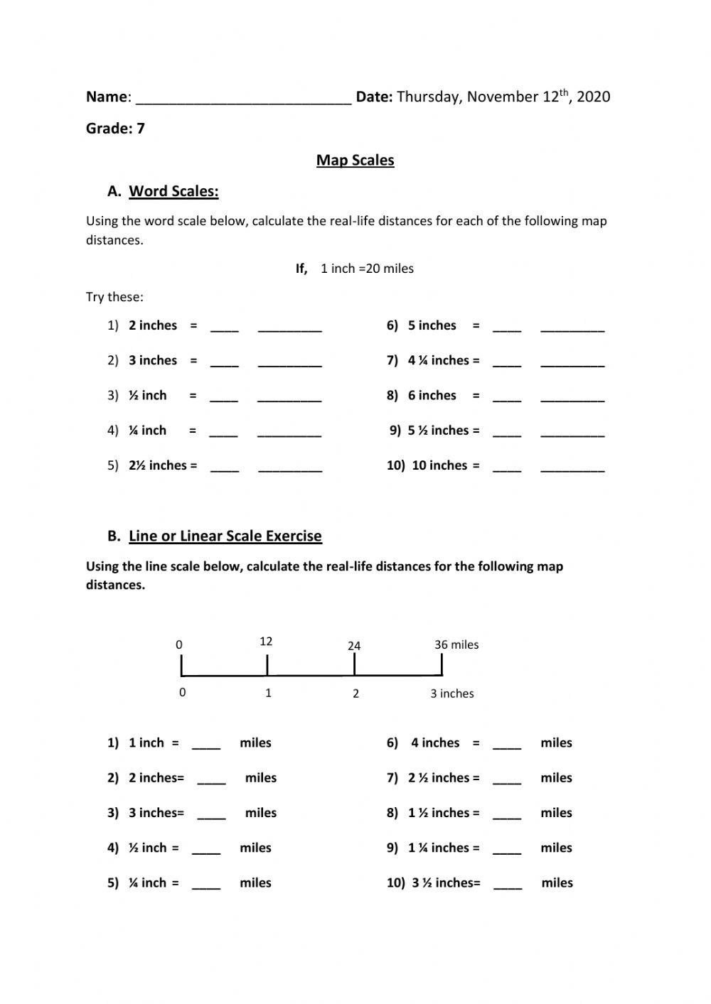 Free Map Scale Worksheet Pdf Download Free Map Scale Worksheet Pdf Png Images Free Worksheets On Clipart Library