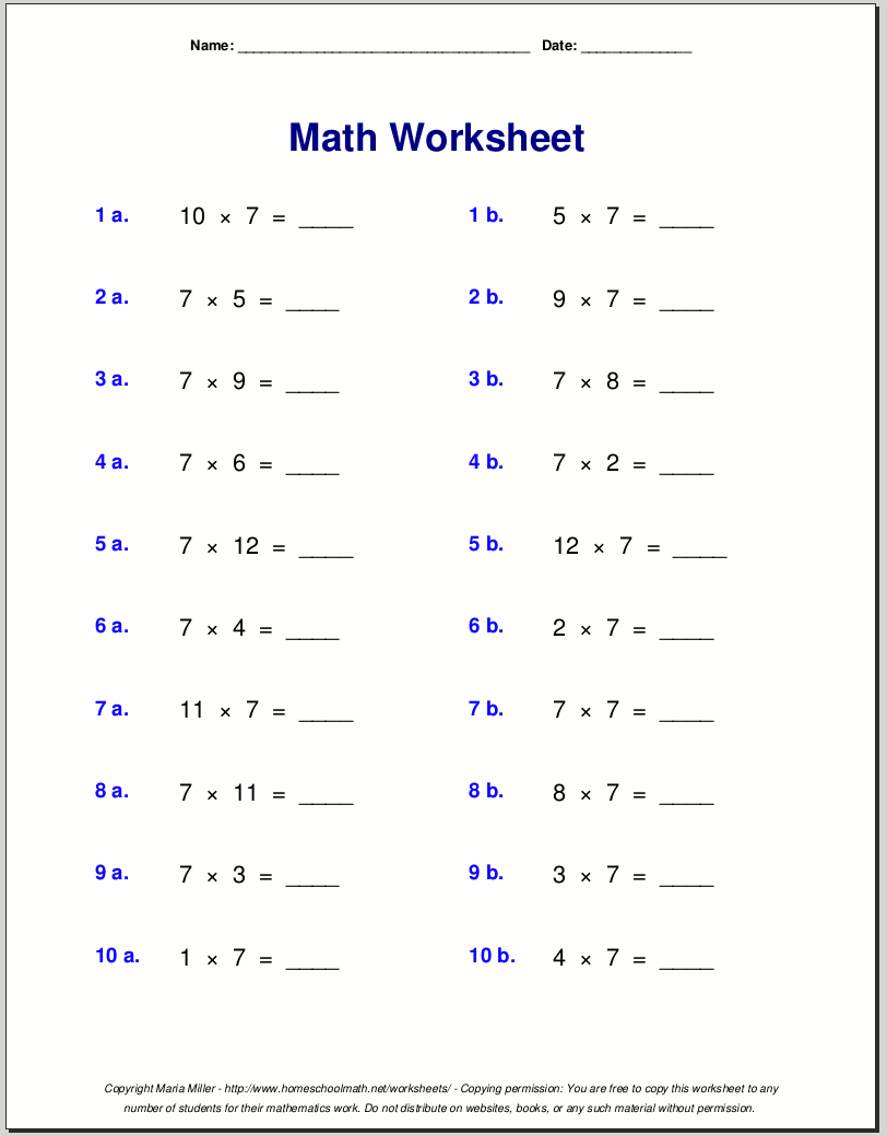 7th Grade Math Worksheets PDF Printable Worksheets Cazoom Math