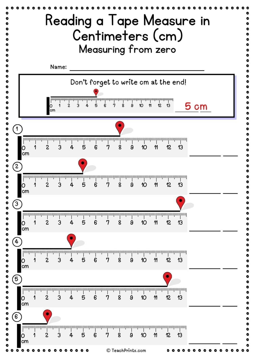 Free Measuring Tape Worksheets Teach Prints Free Measuring Tape Worksheets Teach Prints